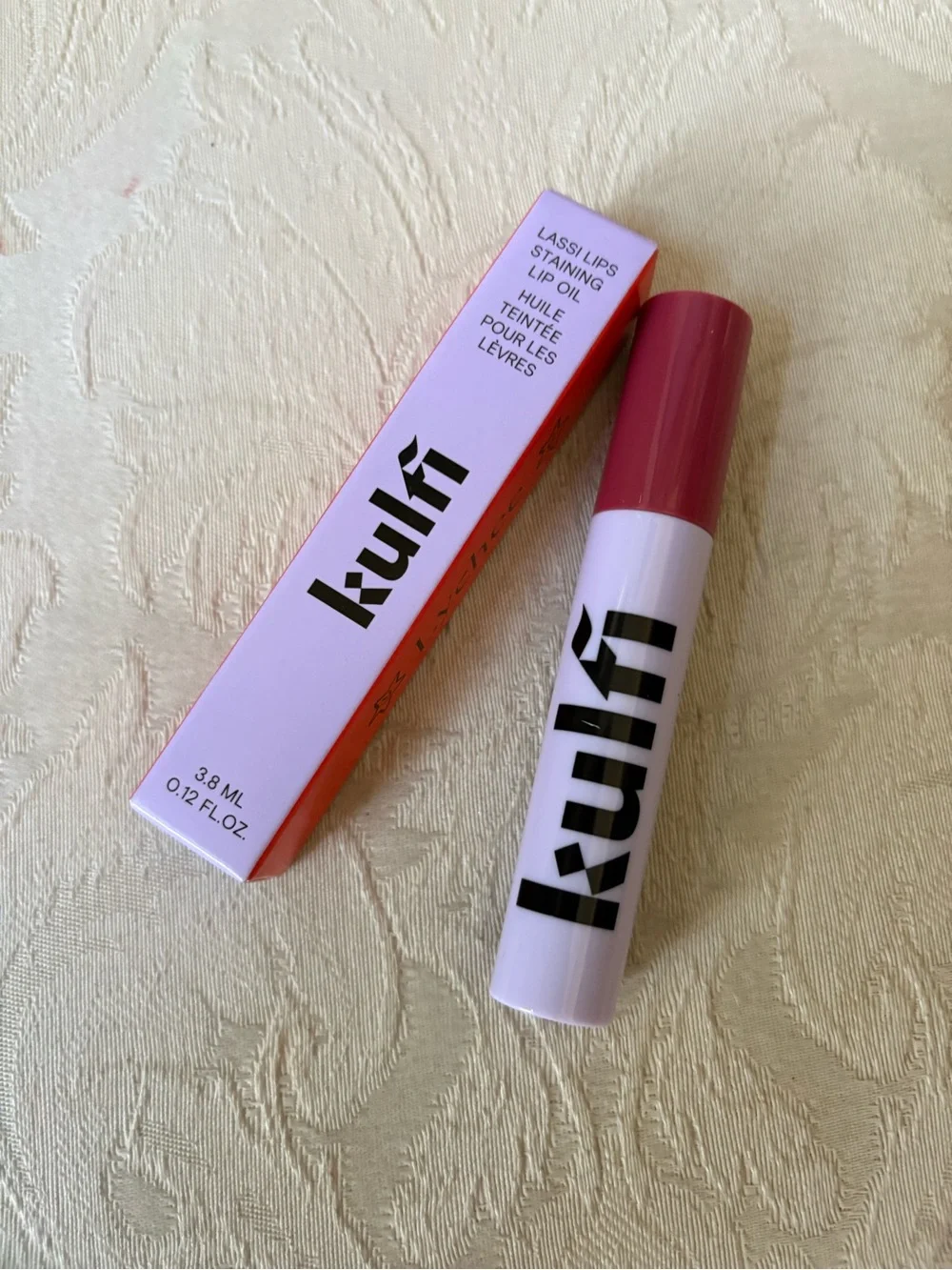 Kulfi Lassi Lips Staining Lipgloss Lipstick in Lychee BNIB